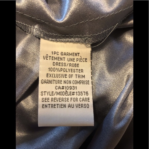 Laura Petites Black/Silver/Sparkly Dress 12P - Picture 3 of 4